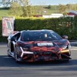 Lamborghini has been spotted at the Nürburgring with something unspeakably fast. Again.
